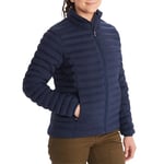 Marmot Femme Echo Featherless Jacket, Veste Bouffante Chaude, Manteau D'Hiver Isolé, Parka Matelassée Résistante à L'Eau, Veste D'Extérieur Légère et Pliable, Coupe-Vent, Arctic Navy, M