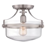 Industrie Deckenleuchte Alonso En Nickel Ø33cm Design Lampe Salon Salle à Manger