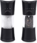 Cole & Mason Harrogate Black Salt and Pepper Grinder Set, Adjustable Ceramic Me