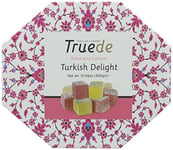 Truede Rose and Lemon Turkish Delight in a Hexagonal Box 300 g