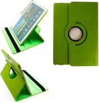 2.0 Etui Pour Samsung Galaxy Tab S 10.5 Sm-T800 Sm-T801 Sm-T805 Coque De Protection Rotation 360° Smart Housse Cover Case Stand Auto Réveil/Sommeil | Vert[Coq104220]