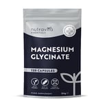 Magnesium Glycinate Supplements 1000mg – 2 x 500mg Magnesium Bisglycinate Caps per Serving - 120 High Strength Capsules Providing 200mg Elemental Magnesium - Magnesium Tablets Alternative - Nutravita