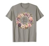 50 Years Loved Flowers Gift for Anniversary Women T-Shirt