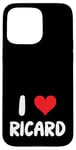 Coque pour iPhone 15 Pro Max I Love Ricard - Cœur