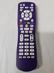 NEW MYHGRC URC-7710 Digital Universal Smart TV Remote Control -PURPLE