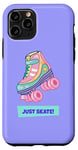 iPhone 11 Pro Roller Skate Classic 90s 80s Retro Kitsch Pastel Quad Skates Case