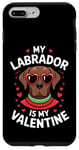 iPhone 7 Plus/8 Plus Chocolate Labrador My Valentines Hearts Day Dog Mom Dad Case