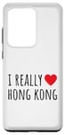 Coque pour Galaxy S20 Ultra J'aime vraiment Hong Kong
