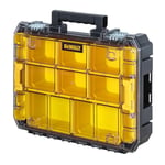 DeWalt TStak Deep Organiser Case w/ Clear Lid, 2 x Latches & Handle DWST1-71194