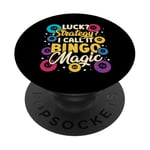 Bingo | Game Night | Luck Strategy I Call It Bingo Magic PopSockets Adhesive PopGrip