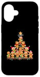 Coque pour iPhone 16 Jolly Gingerbread Christmas Tree Tee Gingerbread T-shirt pour femme