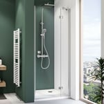 Espira Porte pivotante avec partie fixe pour niche version droite 90 cm