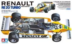 1/12 Maquette RENAULT RE20 TURBO réédition with P/E - Tamiya - TAM12033