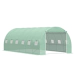 Greenhouse Polytunnel Walk-in Flower Plant Steel 6 x 3 M Outdoor