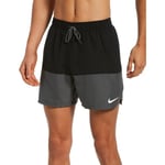 Nike Volley Short de Bain pour Homme 12,7 cm, Homme, Slips de Bain, NESSB451-001, Noir, XXL