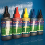 5x100ml ECO-FILL Printer Refill Ink Bottles Epson Expression XP 257 332 335 342