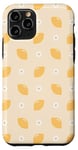 Coque pour iPhone 11 Pro Couleur neutre pastel, jaune, été, motif citron