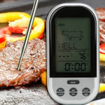 Wireless Digital Food Thermometer 7" Probe Cooking Meat Temperature BBQ Kitchen