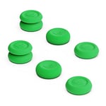 Skull & Co. Ensemble de Poignées de Pouce, Capuchon de Joystick, Capuchon de Stick Analogique pour Nintendo Switch Manette Pro & PS5 / PS4 / Slim/Manette Pro - Vert néon, 3 Paires (6 Pièces)