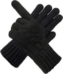 Gants Hiver Homme, Gant Chauffant Thermique Gants à Écran Tactile avec Une Doublure en Polaire Fine pour Sport Course à Pied Ski Velo Snowboard.[G81]