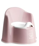 BABYBJÖRN Pot Fauteuil, Rose pastel/Blanc, 1 Unité (Lot de 1)