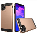 iPhone 11 Case, iPhone 11 Cover [6.1" inch] Dual Layer TPU + PC Slim Fit [Anti-Slip] Hybrid Shield Hard Case with Soft TPU Back Cover for iPhone 11 (ROSE GOLD)