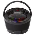 Groov-e Portable Karaoke Boombox with CD Player & Bluetooth Playback - GVPS923BK