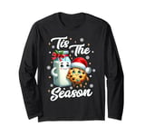 Christmas Pajamas Tis The Season Milk Christmas Cookie Long Sleeve T-Shirt