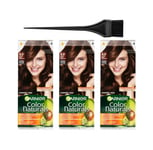 Lot de 3 crèmes de coloration pour cheveux Garnier Color Naturals toutes...