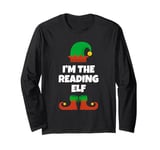 I'm The Reading Elf Family Pajama Christmas Book Reader Long Sleeve T-Shirt