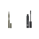 3INA MAKEUP - The Color Pen Eyeliner 759 + The 24h Level Up Mascara 900 - Eyeliner Olive Vert 10h longue durée + Mascara Noir Effet D'allongement et de Mise en Forme - Vegan - Cruelty Free