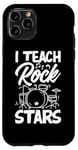 Coque pour iPhone 11 Pro J'enseigne aux stars du rock un professeur de musique drôle