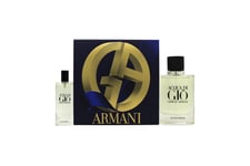 GIORGIO ARMANI ACQUA DI GIO GIFT SET 100ML EDP + 15ML EDP - MEN'S FOR HIM. NEW