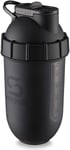 ShakeSphere Tumbler Protein Shaker Bottle 24oz Capsule Matte Black/ Frosted