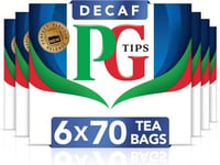 PG Tips Decaf Teabags 6x70 Bags (420 Tea Bags)