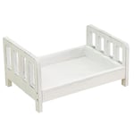 KOET Baby Photography Props Wooden Bed, Detachable Cot Newborn Photo Shoot Posing Furniture Background, Newborns Doll Bed for Photo Studio Home Accessories