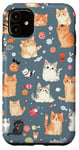 iPhone 11 Adorable Cat Patterns Design Cute kittens patterns Case