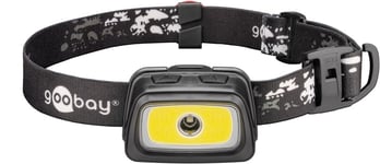 Goobay LED-pannlampa High Bright 240 med 240 lm och kallt vitt ljus (6500 K), perfekt för fritid, sport, camping, fiske, jakt och i bilen