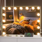 Light Up Hollywood Vanity Mirror with Lights LED Makeup Dressing Table Mirror