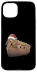 Coque pour iPhone 15 Plus Chapeau de Noël Arche de Noé