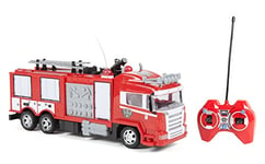 World Tech Toys Camion de Pompier radiocommandé, 34980, Rouge