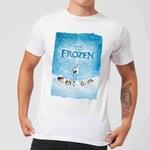 Disney Frozen Snow Poster Men's T-Shirt - White - XL