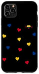 Coque pour iPhone 11 Pro Max Colombian Heart Pride National Colors Love