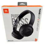 JBL T510BT Headphones Black Wireless Bluetooth Pure Bass On-Ear Earphones