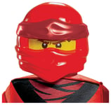 Kai Lego Ninjago Master of Spinjitzu Child Dress Up Boys Costume Half Mask