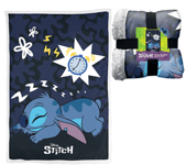 Exclusivite Plaid Sherpa - Lilo & Stitch - Stitch Nope 100x150 Cm