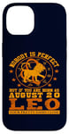 iPhone 14 Leo Zodiac Sign August 20 Funny Horoscope Lion Birthday Case