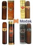 Modak 4 Pack Mens Perfume CUBA GOLD,CUBA ROYAL ,CUBA ORANGE,CUBA BLACK EDT 100ml