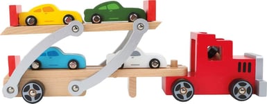 small foot 4222 Wooden car transporter, with movable loading ramp, d (US IMPORT)