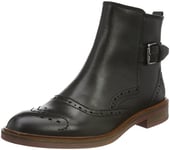 Marc O'Polo Femme Bottines Bottes à Enfiler, Noir, 38 EU